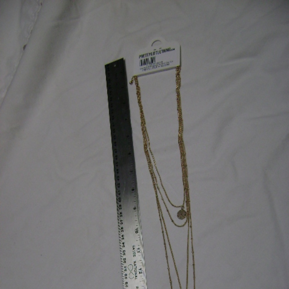 Womens Multi Disk Layered Necklace